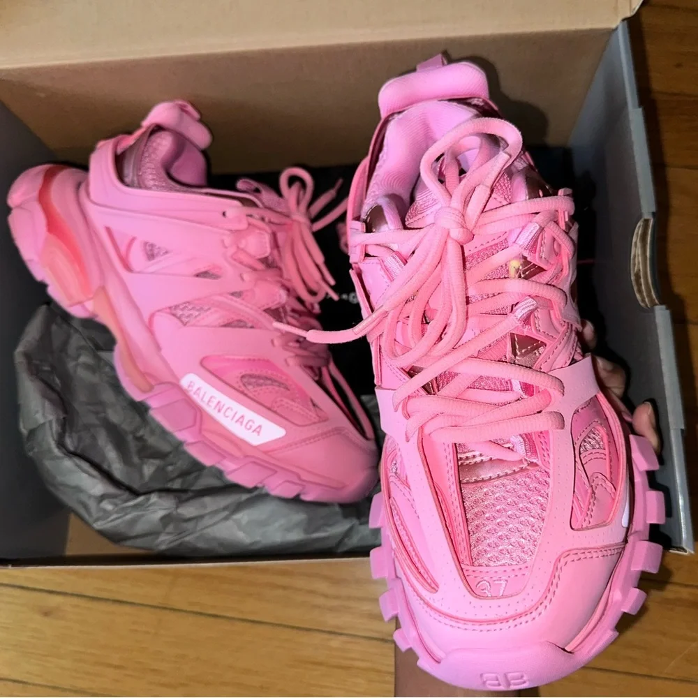 Pink Balenciaga Sneakers - Picture 1 of 8